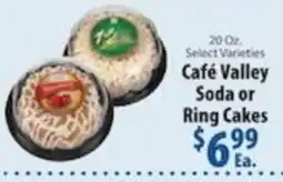 Caledonia Marketplace Cafe Valley Soda or Ring Cakes offer