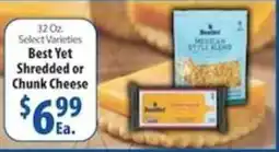 Caledonia Marketplace Best Yet Shredded or Chunk Cheese offer
