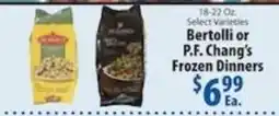 Caledonia Marketplace Bertolli or P.F. Chang's Frozen Dinners offer