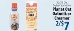 Caledonia Marketplace Planet Oat Oatmilk or Creamer offer