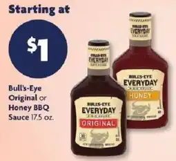 Family Dollar Bull's-Eye Everyday BBQ Sauce offer