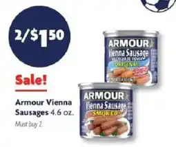 Family Dollar Armour vienna sausage offer