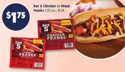 Family Dollar Bar S Chicken or Meat Franks offer