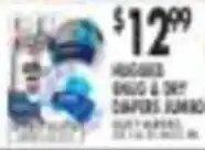 Pioneer Supermarkets Huggies snug & dry diapers jumbo offer