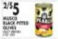 Pioneer Supermarkets Musco black pitted olives offer