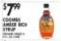 Pioneer Supermarkets Cognas amber rich syrup offer