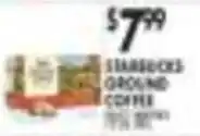 Pioneer Supermarkets Starbucks ground coffee offer