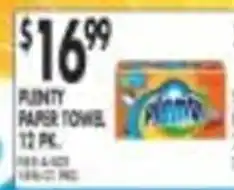Pioneer Supermarkets Punty Paper Towels offer