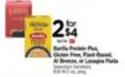 Tops Barilla Protein Plus, Gluten-Free, Flat-Bread, Al Bowls, or Lasagna Pasta offer