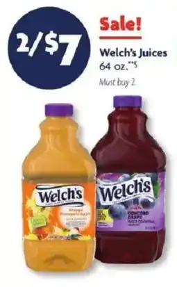 Family Dollar Welch's Juices offer