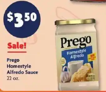 Family Dollar Prego Homestyle Alfredo Sauce offer