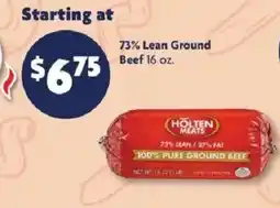 Family Dollar Holten meats 100% pure ground beef offer