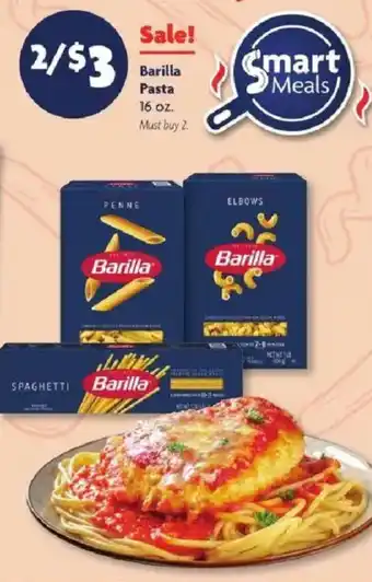 Family Dollar Barilla Pasta offer