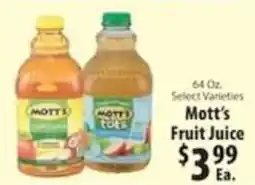 Caledonia Marketplace Mott's Fruit Juice offer