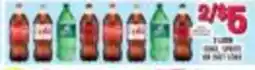 Miners County Market 2 liters soda or diet soda offer