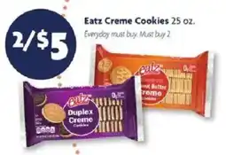 Family Dollar Eatz Creme Cookies offer