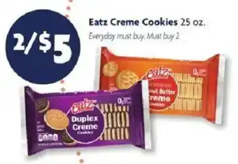 Family Dollar Eatz Creme Cookies offer