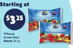 Family Dollar Tj Farms Frozen Fruit Blends offer