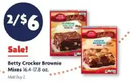 Family Dollar Betty Crocker Brownie Mixes offer