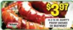 Miners County Market Michaels Polish Sausage Or Bratwurst offer