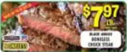 Miners County Market black Angus boneless chuck steak offer