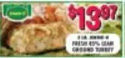 Miners County Market Fresh 85% Lean Ground Turkey offer