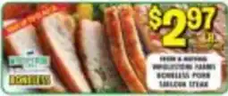 Miners County Market Bonnie's boneless pork sirloin steak offer