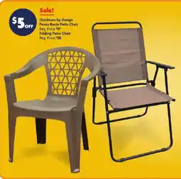 Family Dollar Outdoors by Design Penza Resin Patio Chair offer