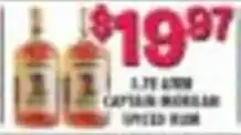 Miners County Market Captain Morgan Spiced Rum offer