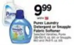 Tops Purex Laundry Detergent or Snuggle Fabric Softener offer