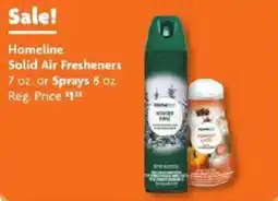 Family Dollar Homeline solid air fresheners offer