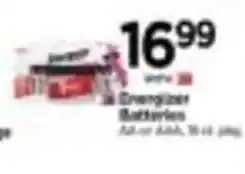 Tops Energizer Batteries offer