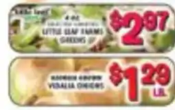 Miners County Market Little Leaf Farms Greens offer