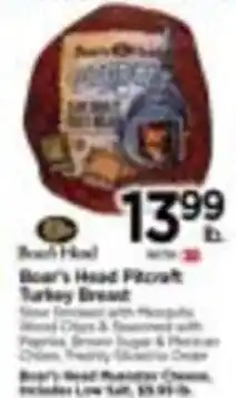 Tops Boar's Head Pitcraft Turkey Breast offer