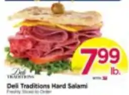 Tops Deli Traditions Hard Salami offer