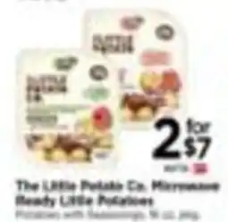 Tops The little potato co. microwave ready little potatoes offer