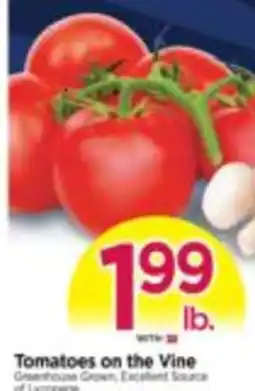 Tops Tomatoes on the Vine offer