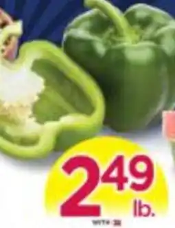 Tops green bell peppers offer