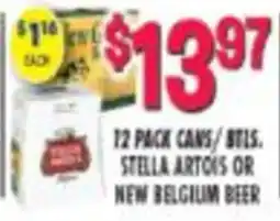 Miners County Market Stella Artois or New Belgium Beer offer