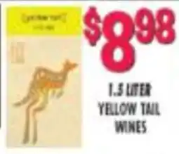 Miners County Market Yellow Tail Wines offer
