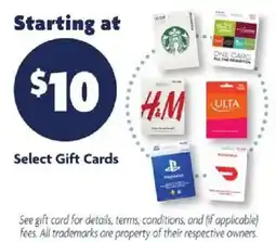 Family Dollar Select Gift Cards offer