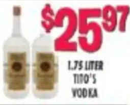 Miners County Market Tino's Vodka offer