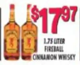 Miners County Market Fireball Cinnamon Whisky offer