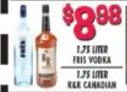 Miners County Market Fris Vodka offer