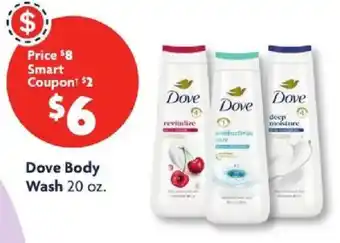 Family Dollar Dove Body Wash offer