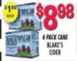 Miners County Market Blake's cider offer