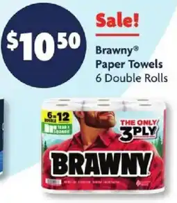 Family Dollar Brawny paper towels offer