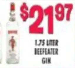 Miners County Market Beefeater Gin offer