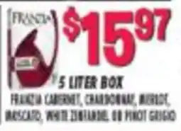 Miners County Market Franzia wine offer