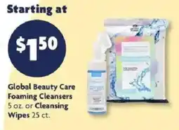 Family Dollar Global Beauty Care Foaming Cleansers offer